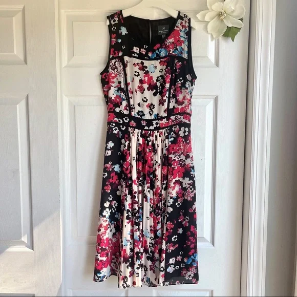 Adrianna Papell | Dresses | Hp Adrianna Papell Floral Dress Sz 4 | Poshmark